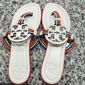 Size 9 Tory Burch sandal only worn once